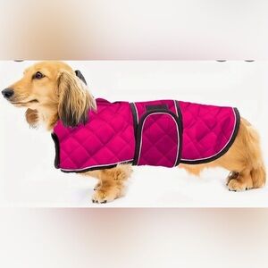 Set of 2! Dachshund waterproof coats. Size smalls.